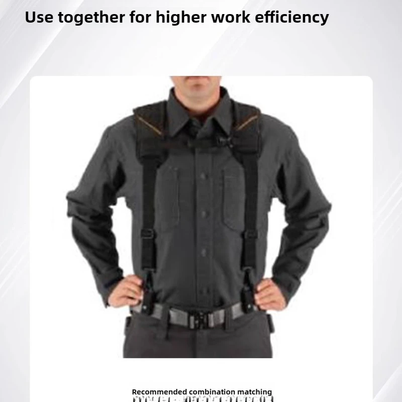 

TOUGHBUILT TB-CT-51P Padded Suspenders Universal Construction Shoulder Harness with Four Lumbar Straps Toughbuilt Accessories