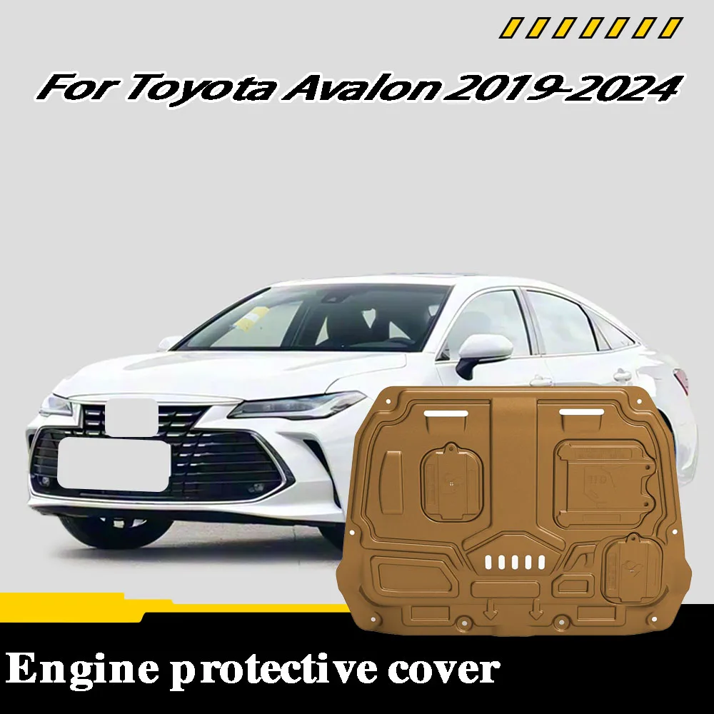 The engine undertray is suitable For Toyota Avalon 2019-2024 2.5L providing protection for the engine undercarriage.