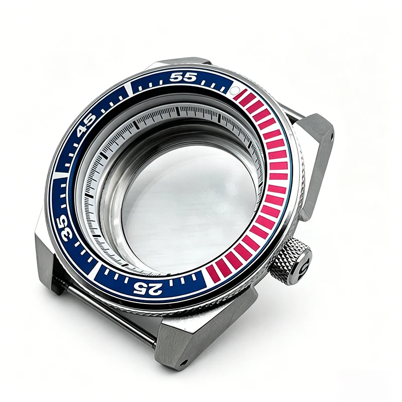 

Mod 43mm Watch Case NH35 Case Fit SRPF79K1 King Samurai Series Replace Diving Case Fits 7S26 NH35 NH36 Watch Movement Parts