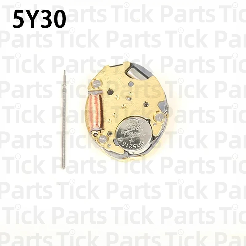 New Original MIYOTA 5Y30 Quartz Electronic Movement Three Hands Watch Movement Parts Durabl Stable Quality Accurate Travel Time