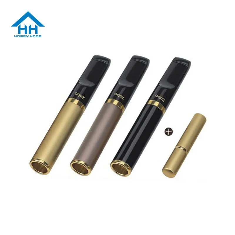 1 Set Super Cigarette Holder Smoking Pipe With Gift Box Tar Filter Tobacco Holder Double Filter Mouthpiece Smoke Clean Health