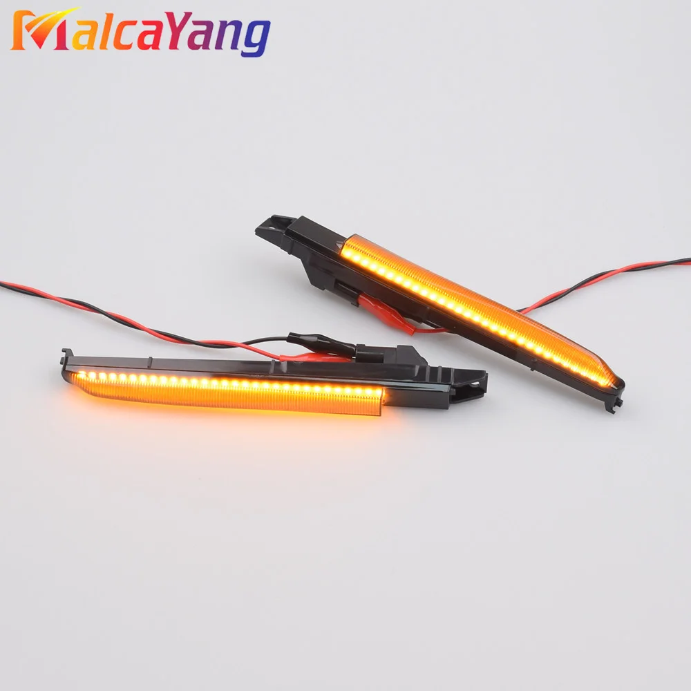Clignotants LED Dynamiques Séquentiels Pour Rétroviseurs BMW Série 3/5/6/7/8/M5 – Jaune Fumée – Plug & Play Gauche+Droite
