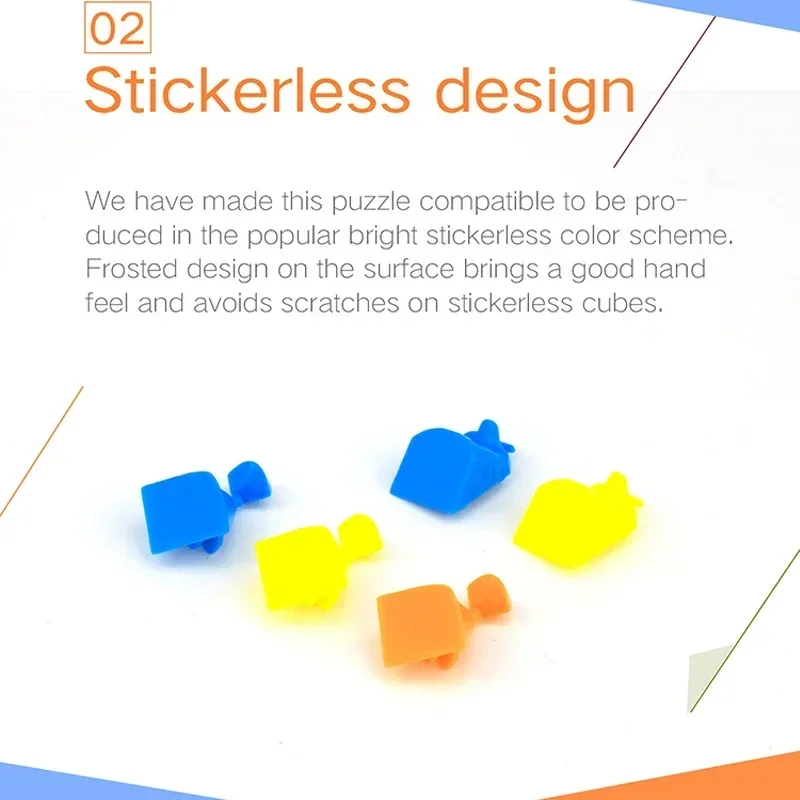 [Picube] MoYu 3x3 KeyChain Mini 3x3x3 Magic Cube Professional Educational Toys Key Cubo Magico Puzzle Brinquedos Infantil Menina