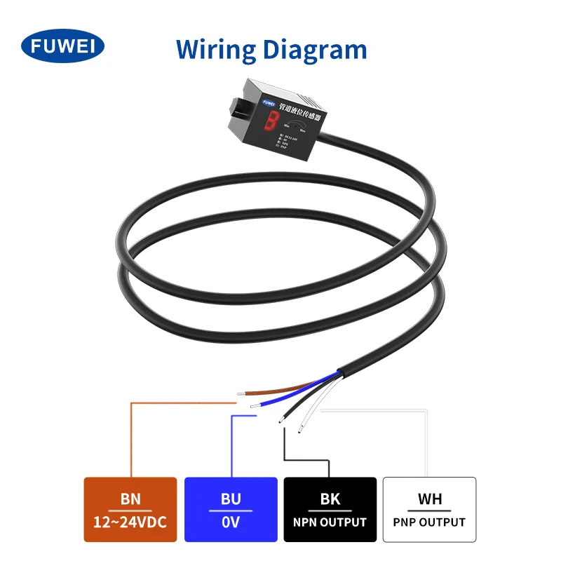 FKG24-13NP-S High Precision 13mm Liquid Level Control Digital Display Capacitive Pipe Liquid Level Sensor