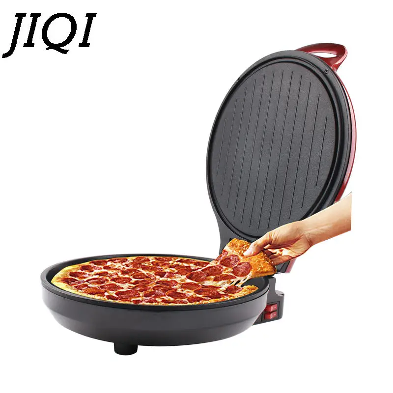 Household Double Side Baking Pan Heating Plate 110V Electric Skillet Frying Pan Crepe Pancake Maker Automatic Pizza BBQ Machine