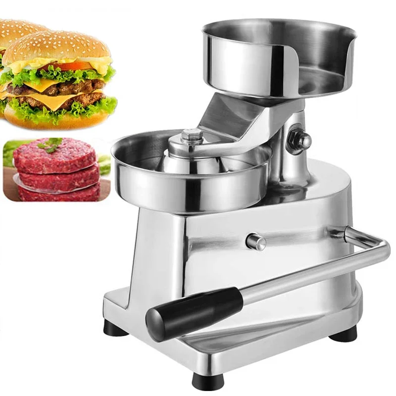 

150mm Burger Patty Maker Hamburger Meat Cake Shaping Machine Burger Meat Pie Forming Machine