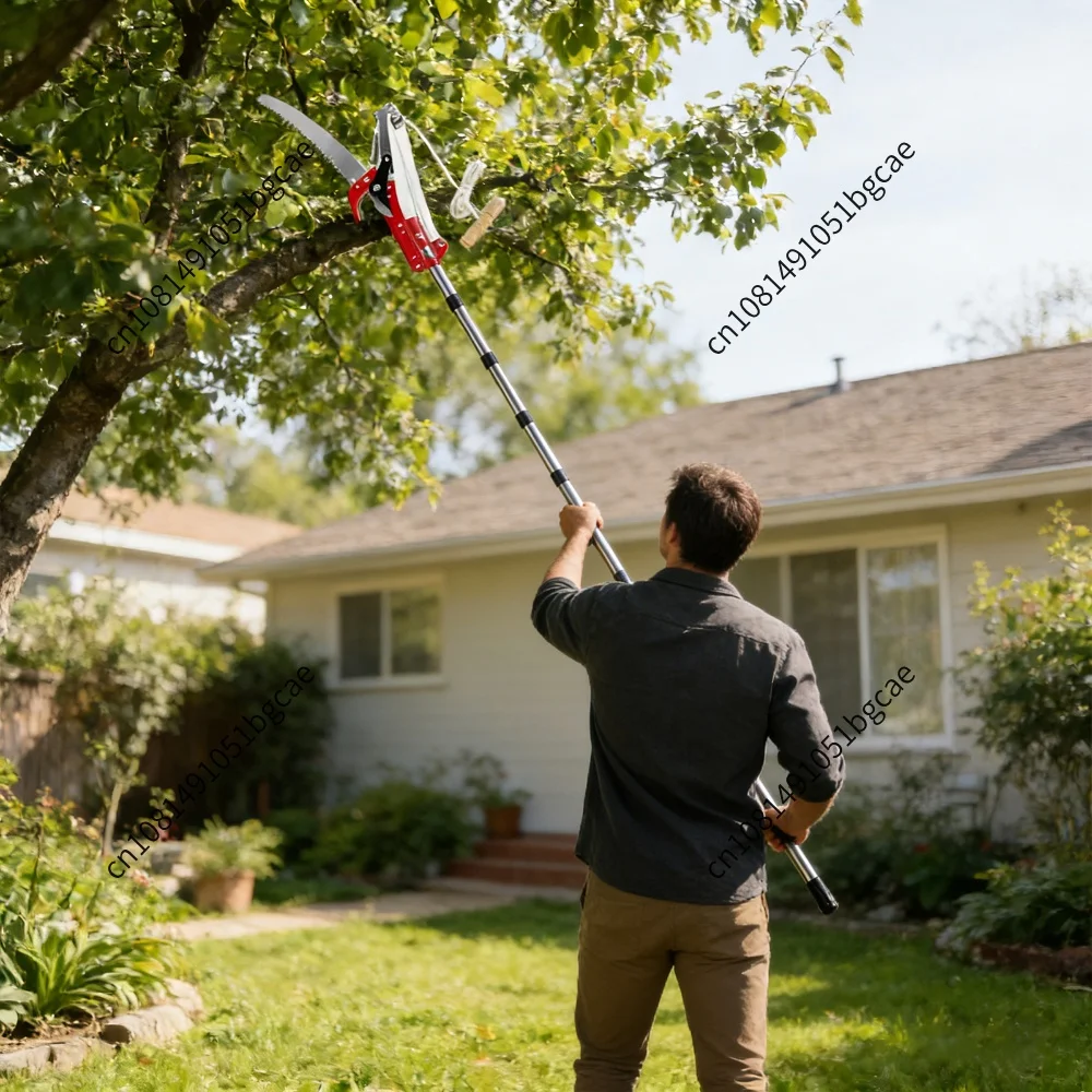 

13ft High Altitude Branch Shears with Handle Extendable Splicing Rod Trimming Tool for Fresh Branch Plant Flower