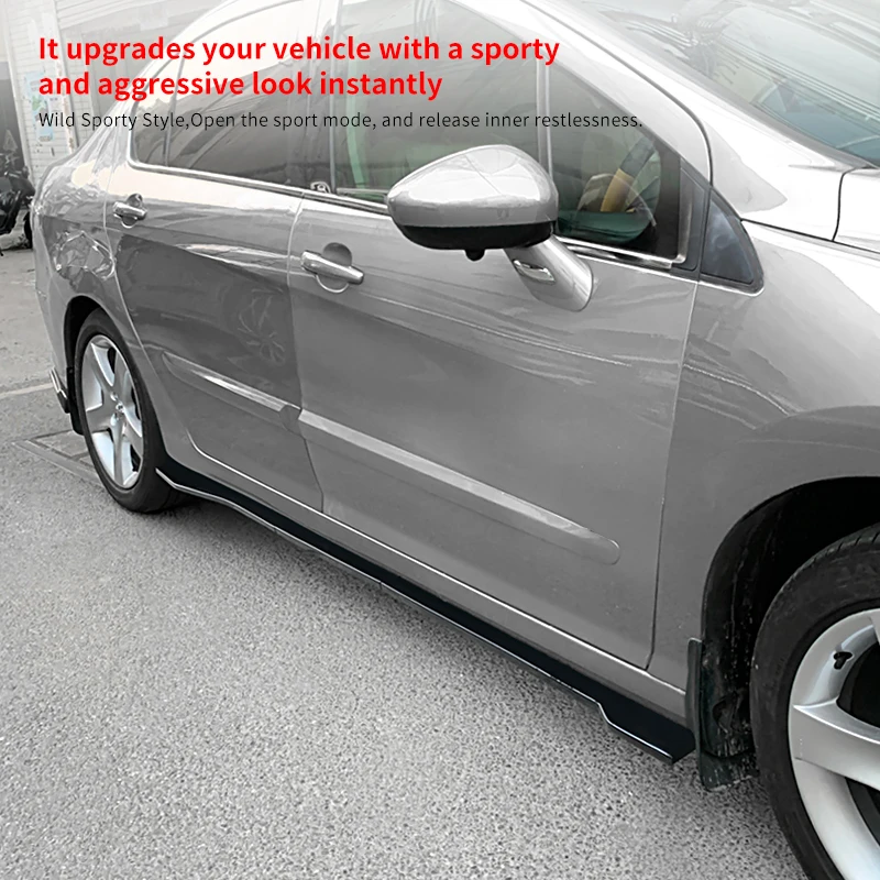 

Auto Side Skirt Extension Plate Car Modification Decoration Accessories Bumper Screw Installation For Peugeot 308 2012-2019