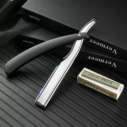 GIANXI Manual Shave Folding Trimmer With Stainless Steel Blade Professional Sharp Barber Shaving Beard Cutter Replaceable Blade