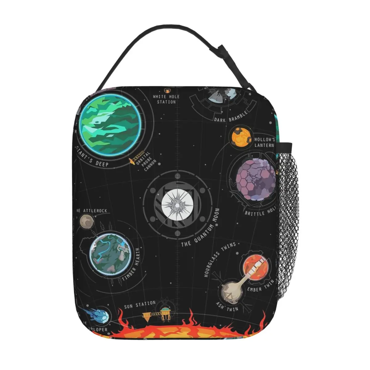 Outer Wilds System Insulated Lunch Bag for Women Office Cooler Thermal Food Box Tote Portable Lunch Boxes Container