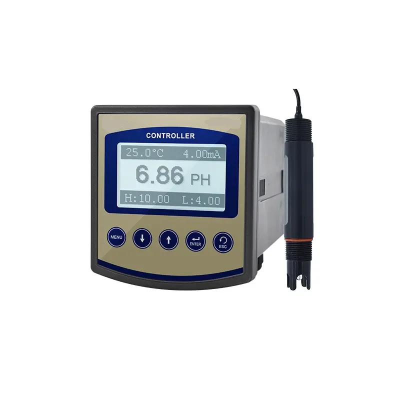 High Temperature Ph Sensor For Milk And Boiler Water 0~130 Degree Online Ph Meter