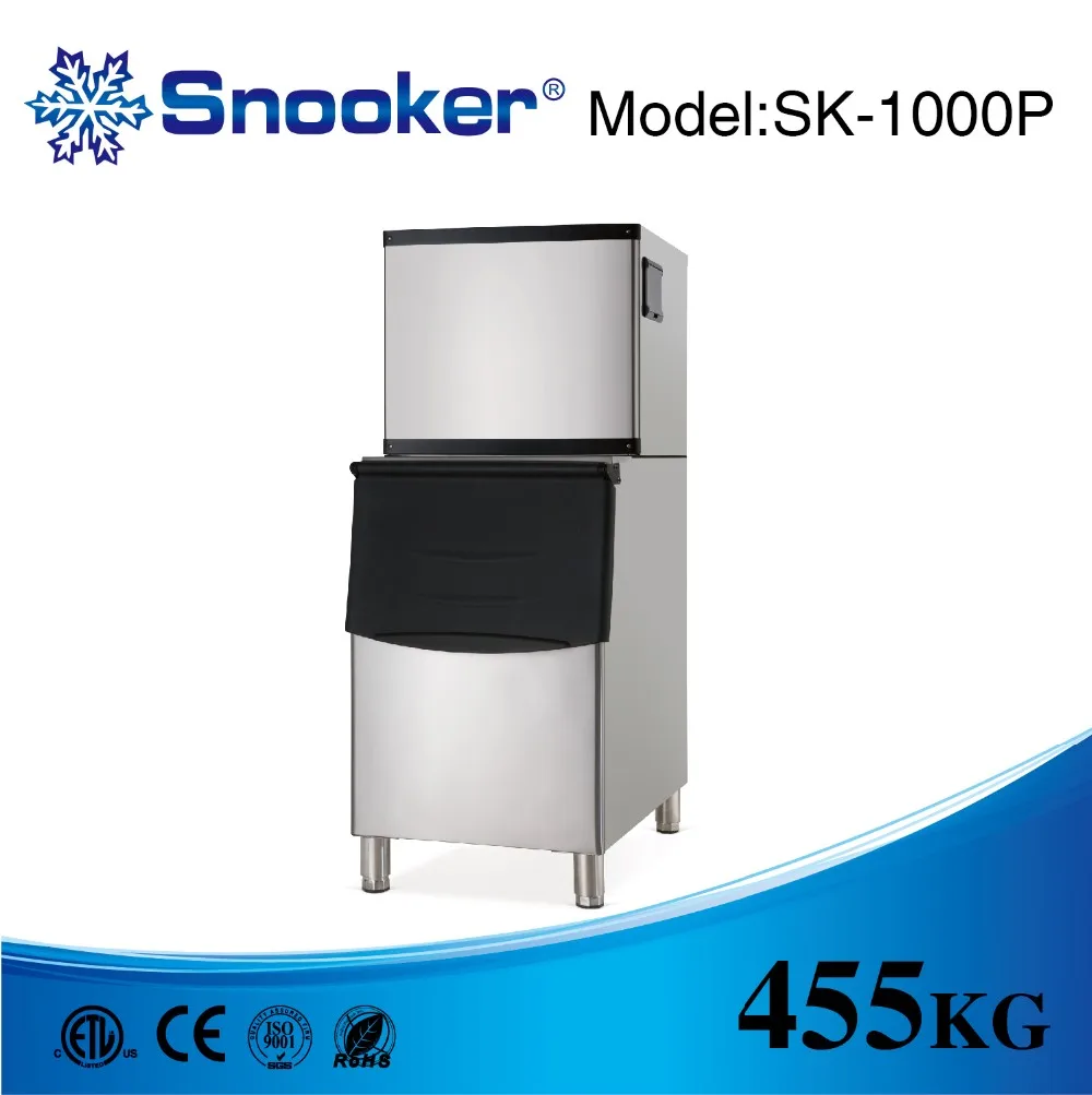 آلة صنع مكعبات الثلج بشهادة CB وCE وRoHS 500 كجم/24 ساعة Maquina De Hielo Maquina De Gelo Escama