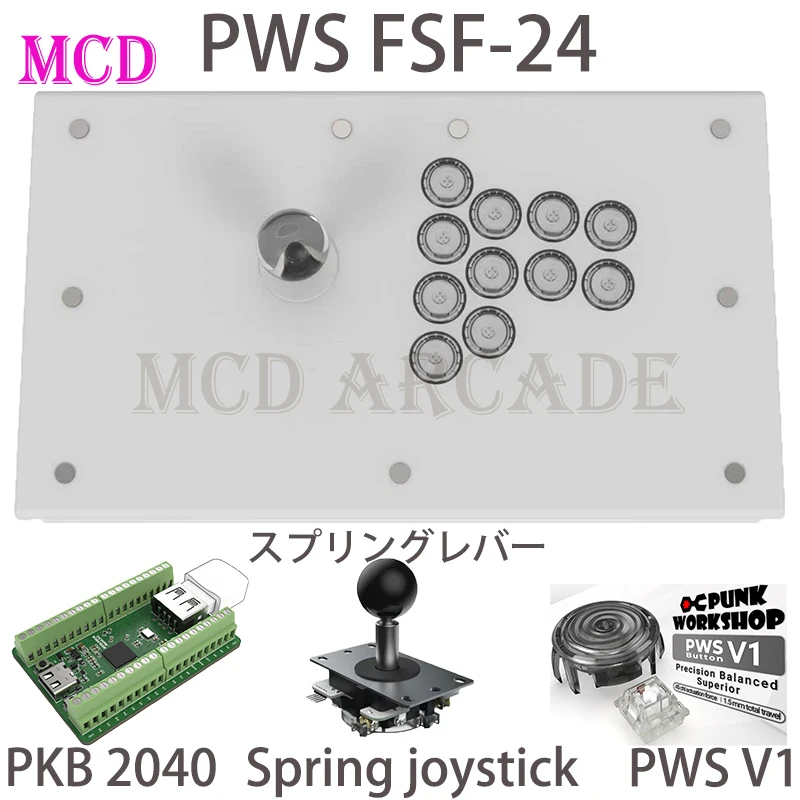 Punk Workshop PWS FS-24 PWS FS-30 Arcade Fight Stick For PC SF6