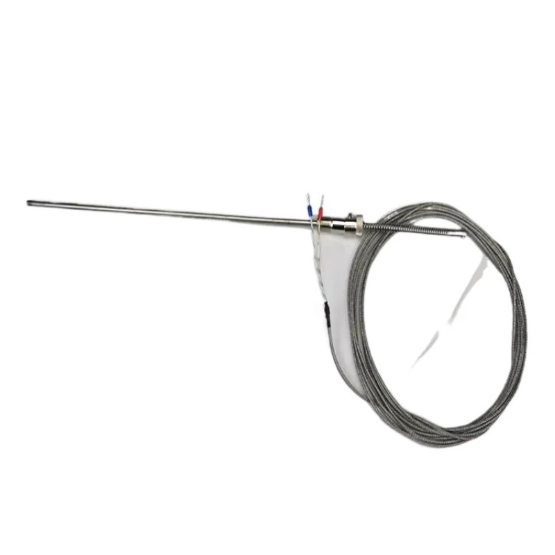 K-Type Oil Temperature Thermocouple 4.0m Rod-Type Thermoresistor Genuine for Haitian Injection Molding Machine