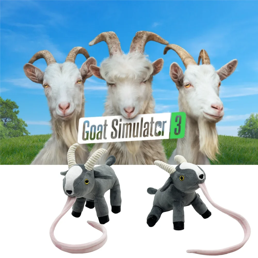 

Плюшевая игрушка-симулятор козла 22 см, аниме-аксессуар, мягкая игрушка-животное, кукла, подарок на день рождения и Рождество для детей