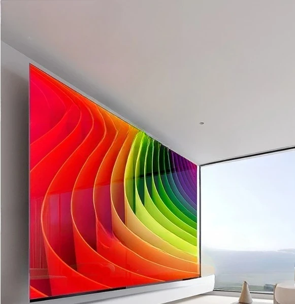 New borderless full screen 100 inch TV 120 network WIFI75 far field voice 65 high definition 8k LCD