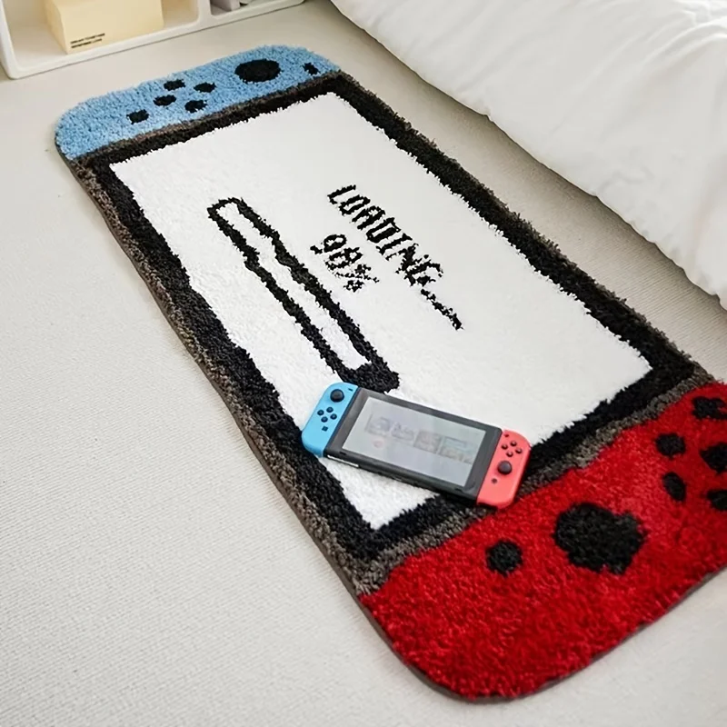 

Upgrade Your Home Decor with a Fun and Washable Game Console Rug - Perfect for Any Gamer's Living Room!