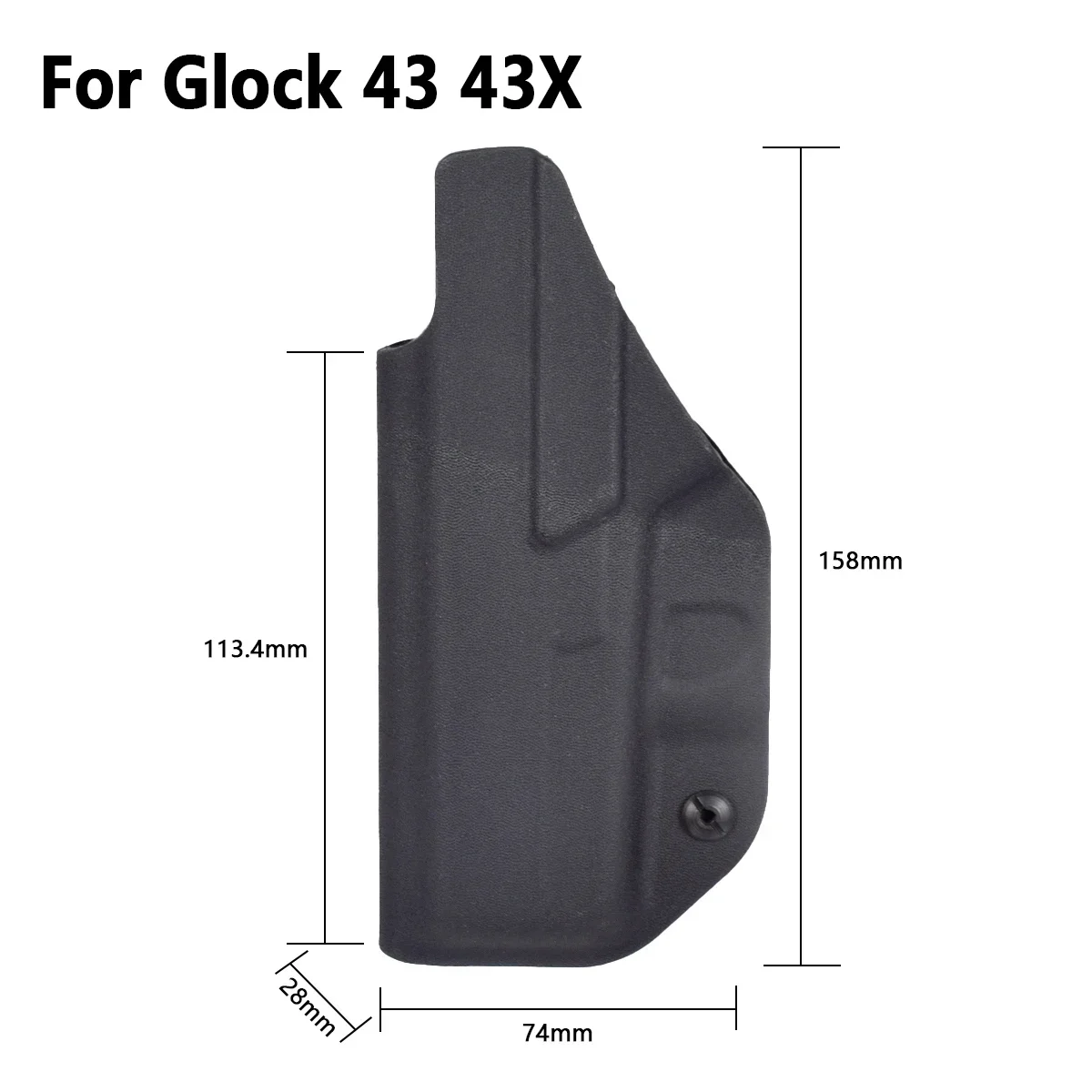 Tactical Concealed Carry IWB Holster Kydex Gun Holster Quick Draw Right Holder For Glock 17 19 43X Taurus G2C TH9 Sig Sauer P365