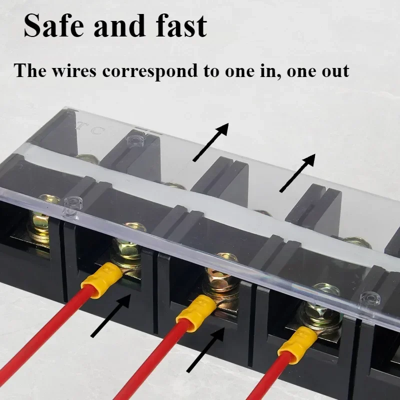 TB terminal block TCTD terminal post Quick terminal block is connected to three phases of the power distribution box connector