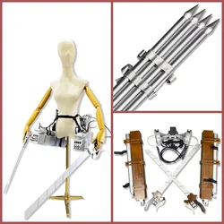 Anime Eren 3D Maneuver Gear Cosplay Props Mikasa Weapons Swords For Halloween Carnival Fancy Party Accessories