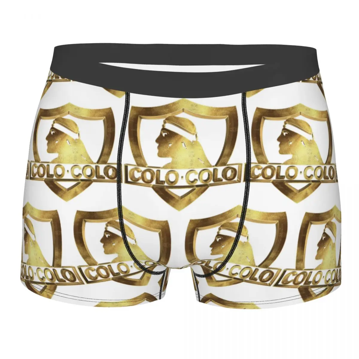Boxer Underpants Shorts My Golden Santiago Football Colo Barra Brava Chile Panties Men Soft Underwear Homme Man Boyfriend Gifts
