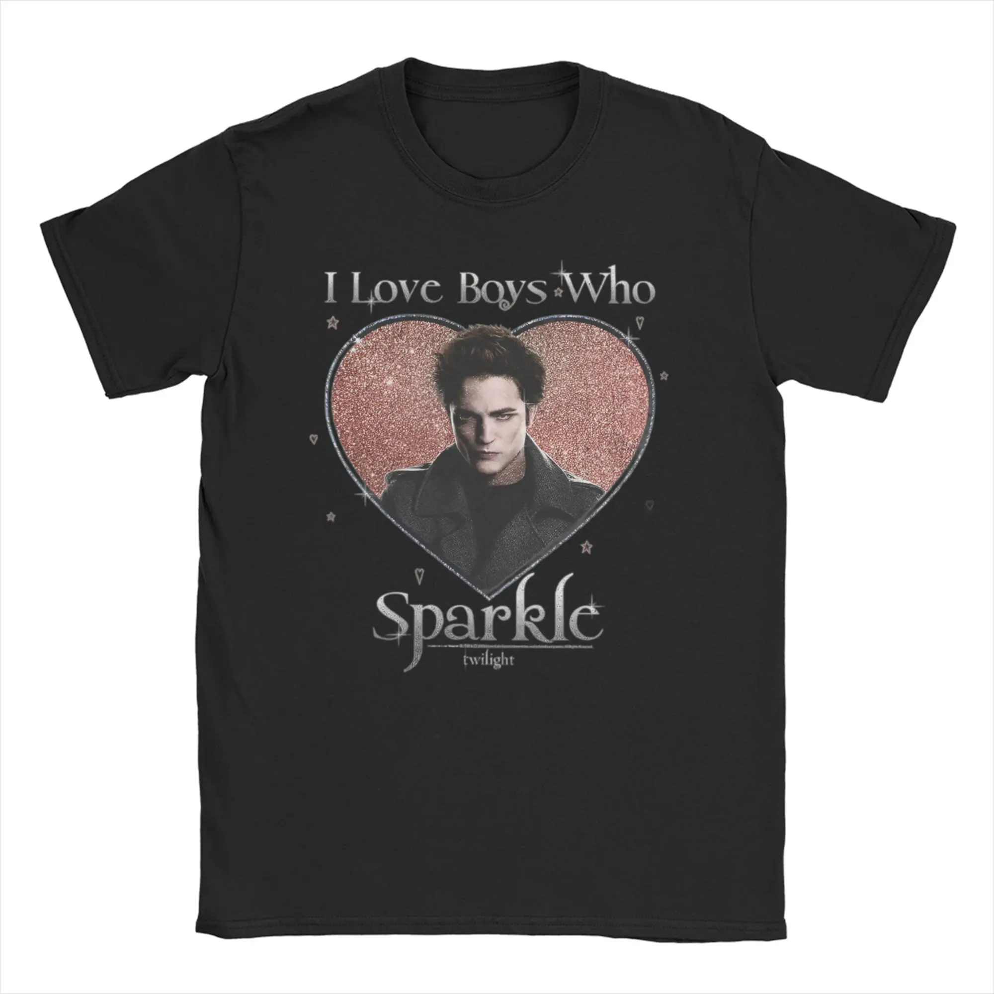 Edward Cullen Retro 90 Twilight Movie T-Shirt Robert Pattinson Unique 100% Cotton Tee Shirt O Neck T Shirts Plus Size Clothing