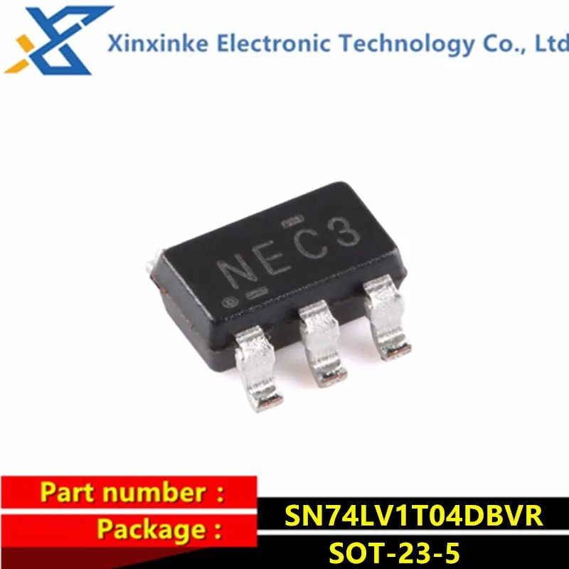 

10PCS SN74LV1T04DBVR SOT-23-5 Marking: NECS Voltage Levels SGL Power Supply Inverter Gate Logic ICs Brand New Original