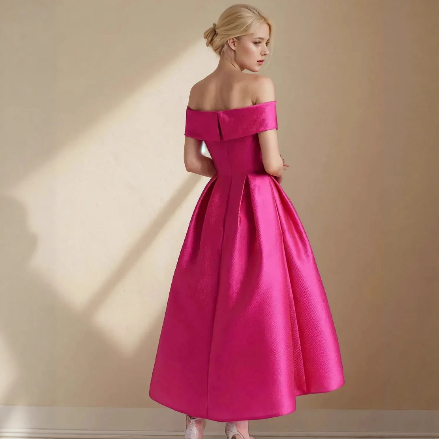 Vestido de noche de satén Ele, un hombro, Par, cumpleaños, mujer, cintura alta, fibra sintética, otro Material, 00%, hecho en chino