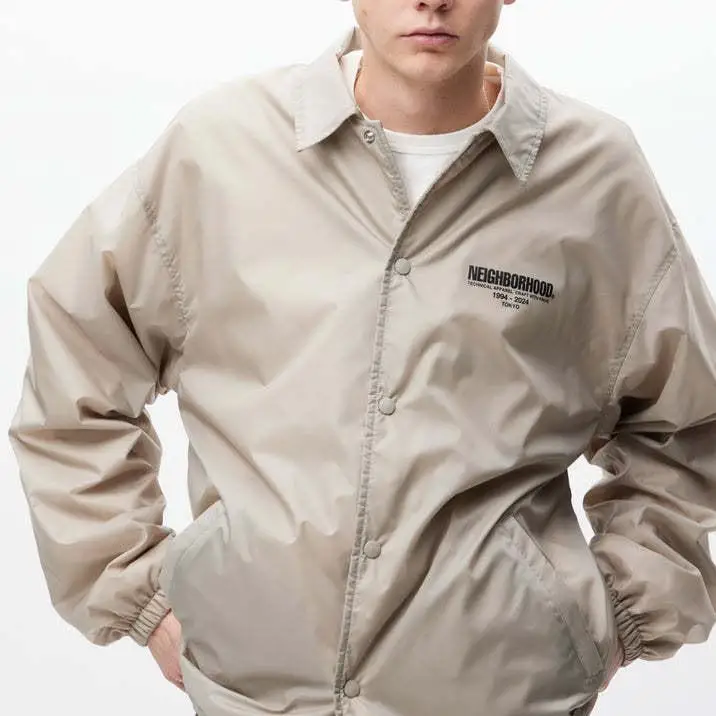 

Trendy Brand NBHD Printed Nylon Windproof Loose Casual Jacket 24SS for Man Autumn Coat