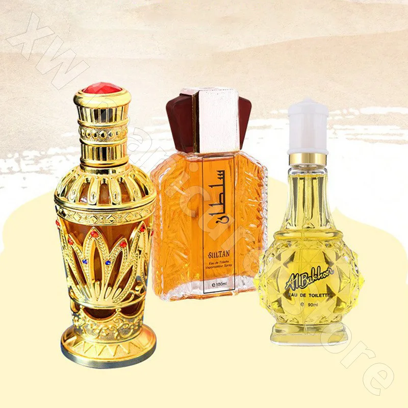 Arabian Perfume/90ml100ml Middle Eastern Saudi Fragrance Men's and Women's Perfume Long-lasting Fragrance Covers Odor