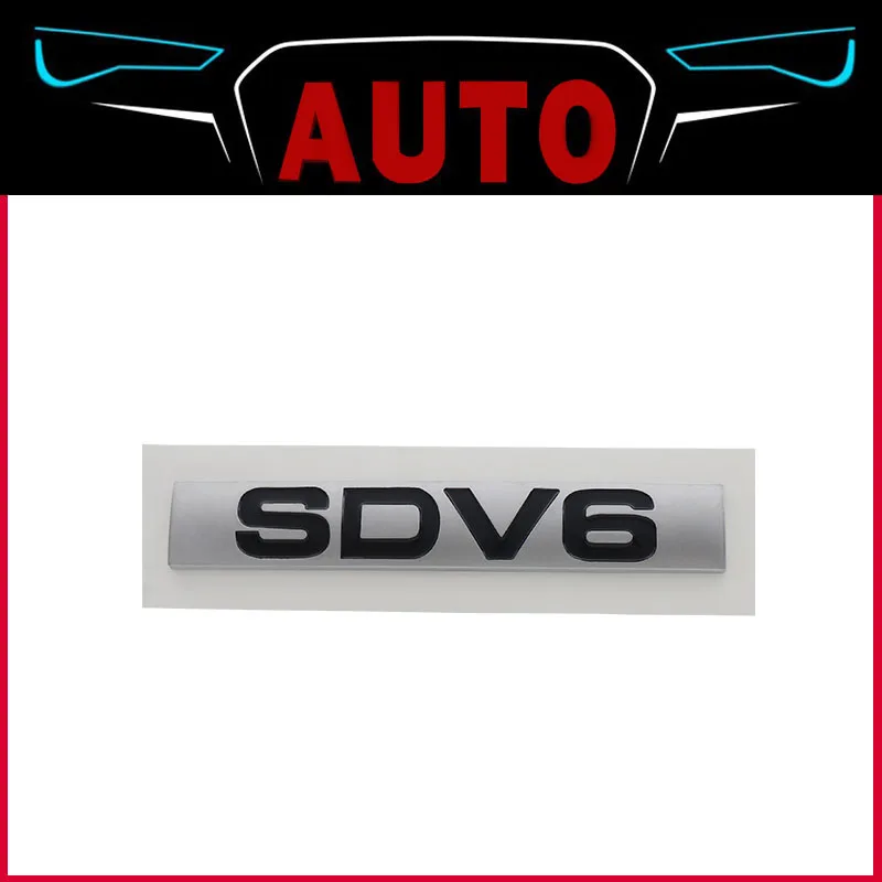 For England UK SUV Off Road Sport HSE car Engine Hood Fender trunk Tail Rear Decal Emblem 3D Premium SDV6 Letters Badge Sticker
