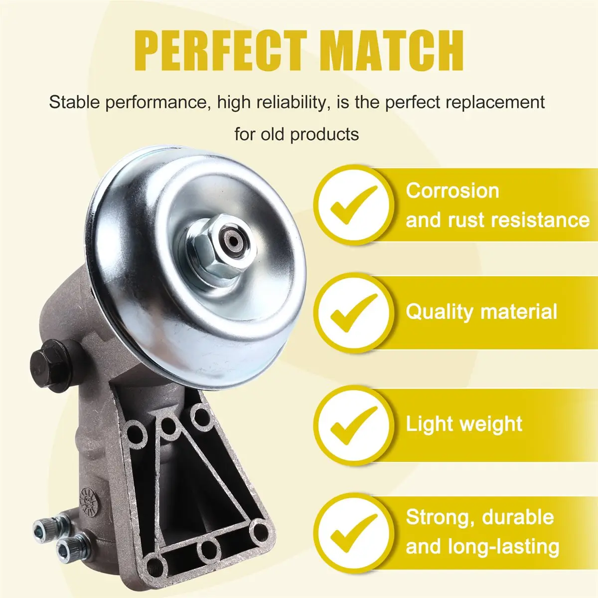 

(CNIM) 28mm 10T Lawn Mower Working Head Gear Case Box Working Head Weed Trimmer Head Lawn Mower Accessories