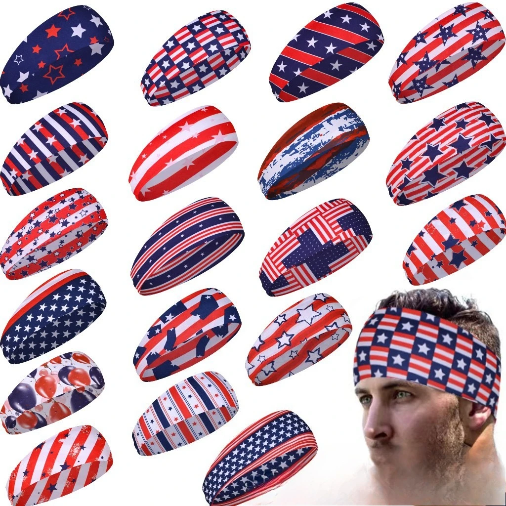 

Men's Sweat Absorbent Stretchy Headband Fashion Sports Hair Accessories for Yoga