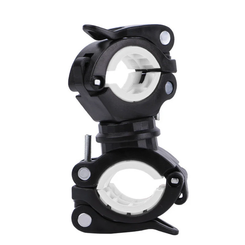 360°Rotation Cycling Clip Clamp Flashlight Mount Holder Bicycle Bike LED Light Flashlight Torch Mount Holder Bicycle Accessories