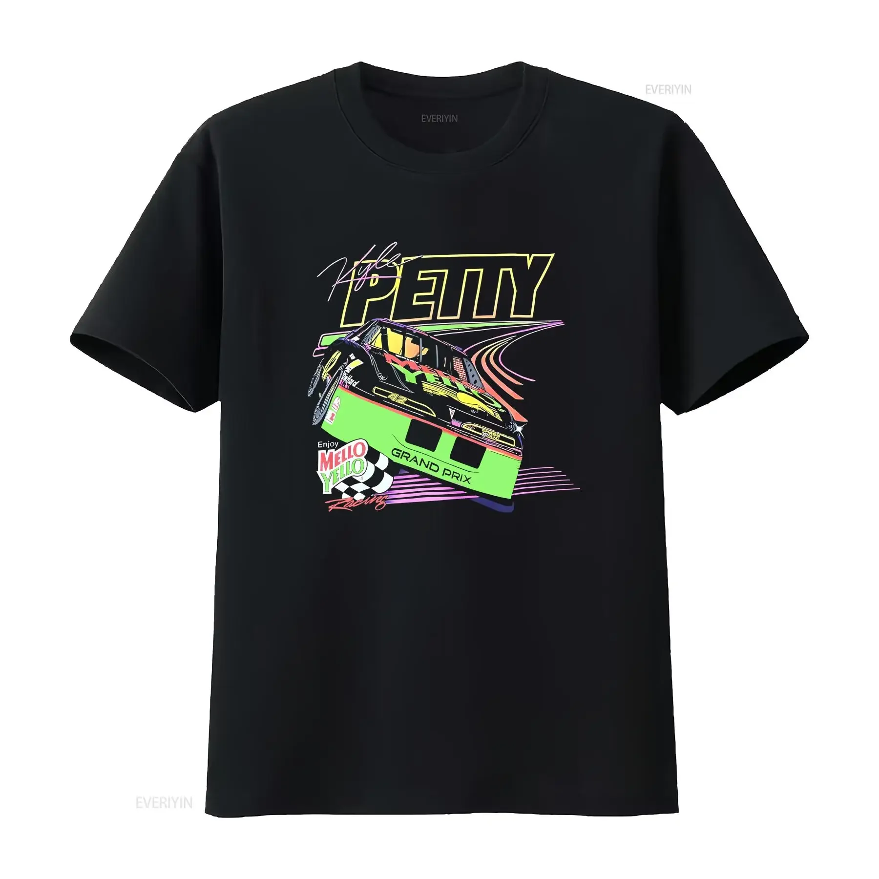 تي شيرت كايل بيتي للمروحة باللون الأسود بجميع المقاسات تي شيرت عتيق مصمم ملابس ناعمة مغسولة ملابس خروج مريحة غير رسمية قابلة للتنفس #1