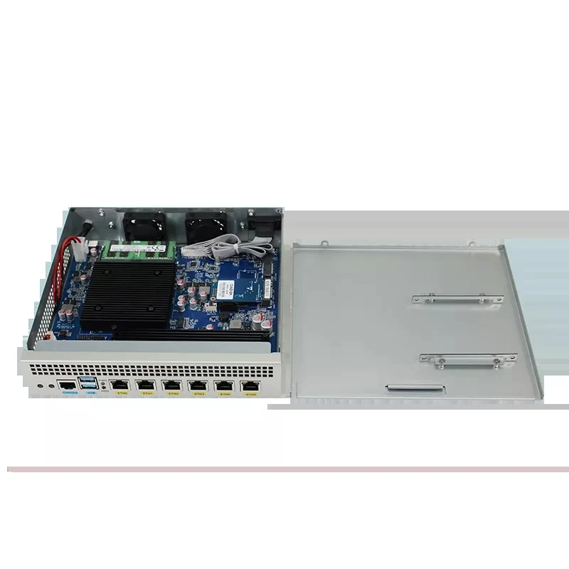 Firewall pfsense computador intel celeron n5105 6 * i225v ethernet 2.5g console usb vga roteador pc oem odm rede segurança cortar pc