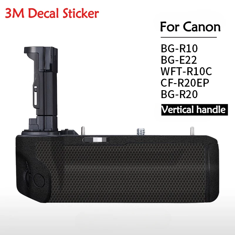 BG-R10\E22\R20\ CF-R20EP\ WFT-R10C Camera Handle Sticker Protector Skin For Canon BG-R10\ BG-E22\ BG-R20\ CF-R20EP\ WFT-R10C