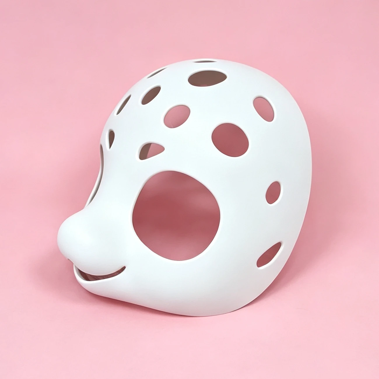 PP Material Kemono Base Mask Cute Canine Medium Long Kiss Beast Suit Skull Wangcai 4