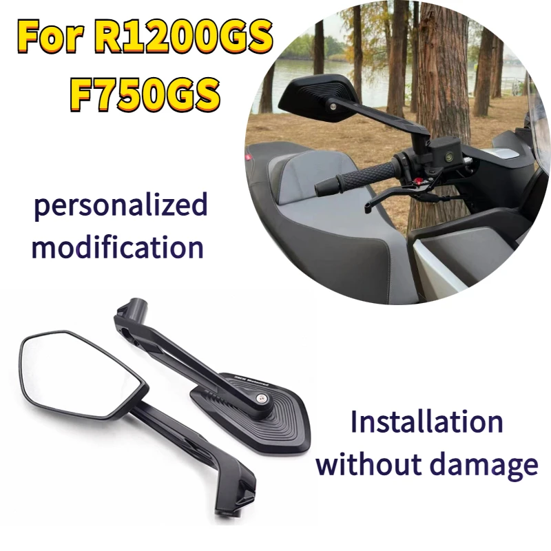 

Rearview Mirror For BMW R1300GS R1250GS ADV S1000XR F900R/XR F850GS F750GS G310GS R1200GS F900GS R1250R/RS Side Rear View Mirror