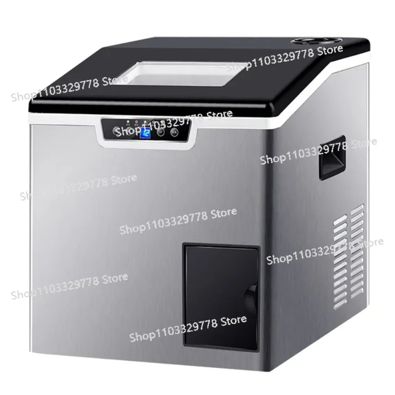 Fully Automatic Commercial   All-In-One Square Ice Maker Electric Snowflake Crushing Technology for Hotels Small Stalls