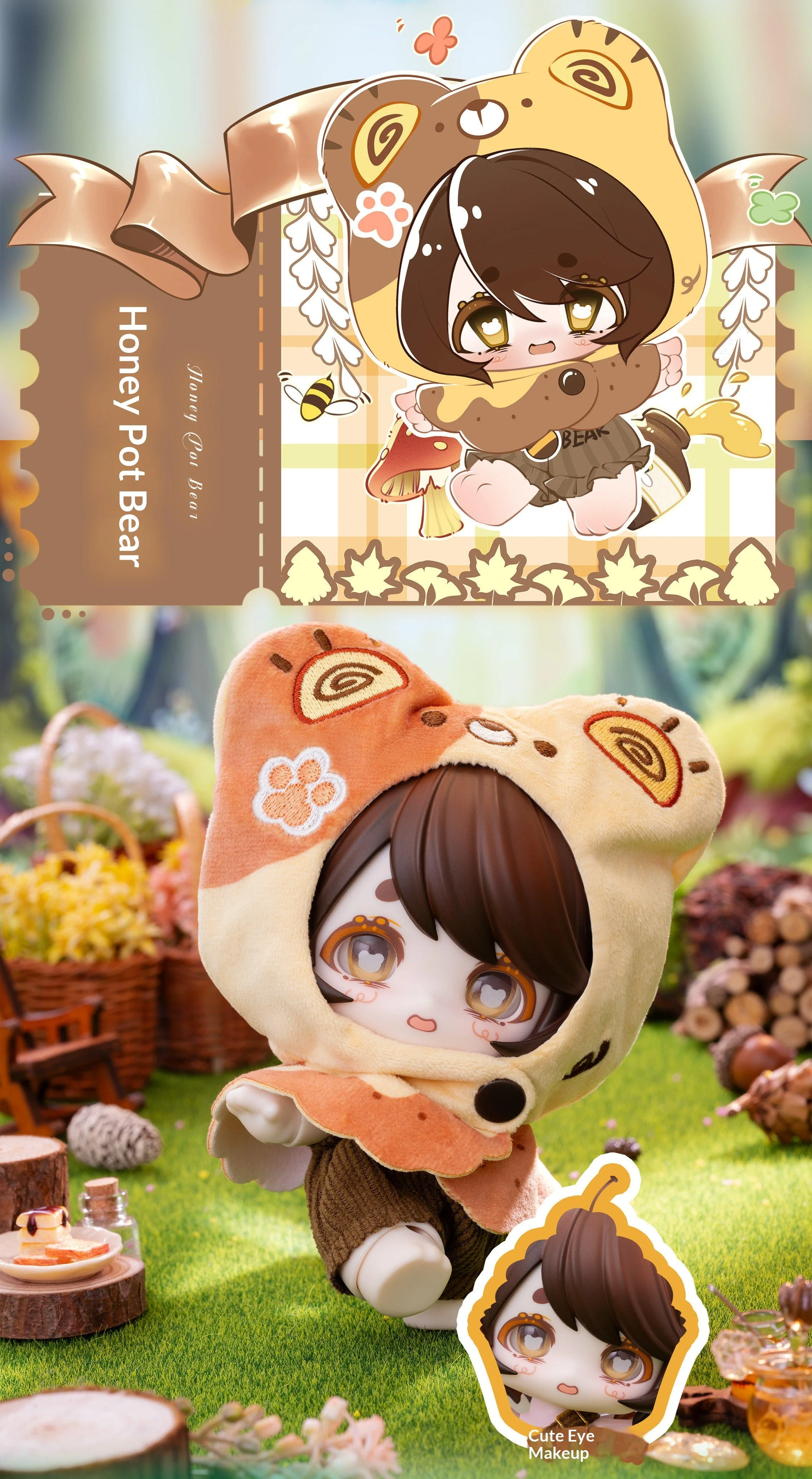 Original Ya XiuGo A Little Pastry Please Serie BJD Blind Box Mystery Box Caixa Caja Puppen Geschenk Desktop-Ornament Anime-Figur Spielzeug – Detail 13