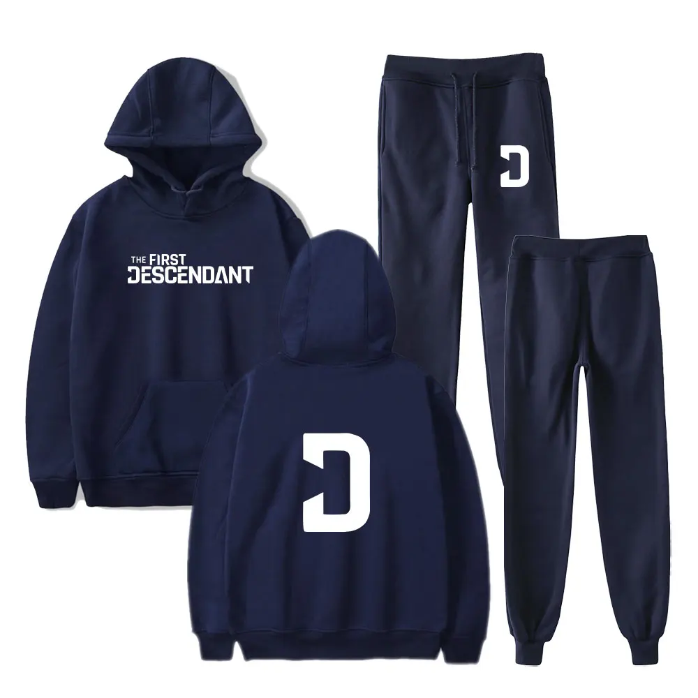 The First Descendant merch cosplay game Hooded Suit  Drawstring Pocket Sweatshirt  Men/women Pullover