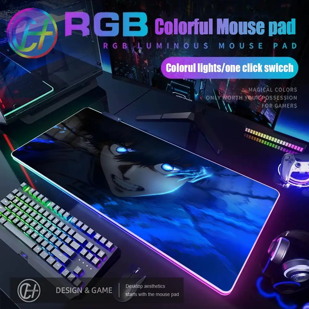 

Anime B-blue L-lock Mousepad hd Printing Computer Gamers Locking Edge Non-slip Mouse Pad XXL90x40cm Keyboard PC Desk Pad