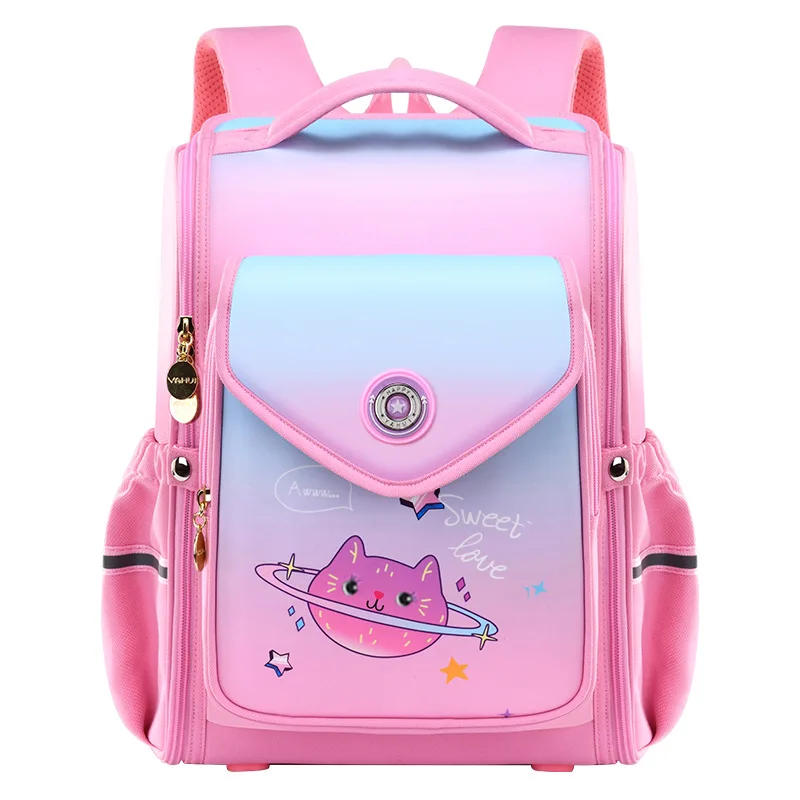 Children's Backpack 2023 Elementary School Boys and Girls Fashion Trend Bag 1-6 Grade Integrated Spine Protection Space Backpack