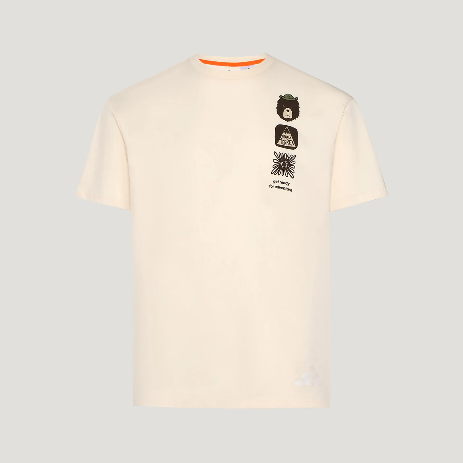 Adidas genuine MULTI T-SHIRT men's sports short sleeved T-shirt KE7078
