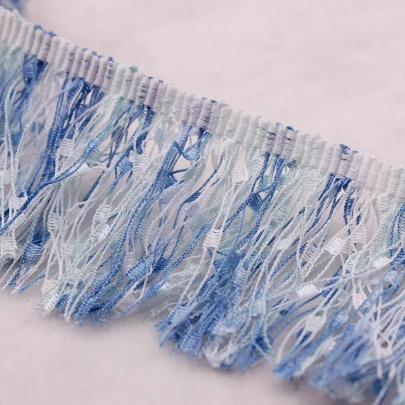 1 Yard Spitzenband, Seidenquasten, Fransenbesatz, Quasten zum Nähen für Schmuck, DIY-Bekleidung, Stoffzubehör, Quasten, Handwerkszubehör – Detail 10