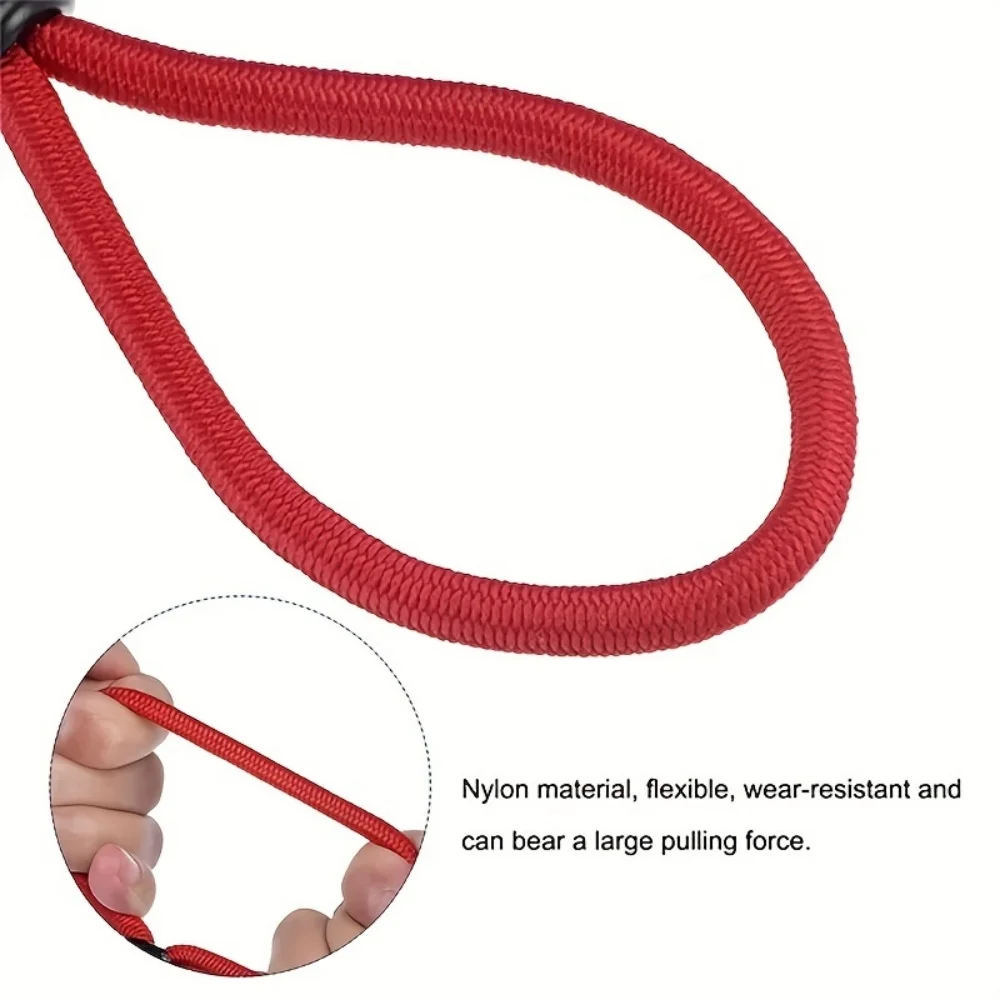5 Pieces of 15cm Outdoor Camping Tent Elastic Rope Hooks, Multifunctional Mini Elastic Rope Hook Accessories, Suitable for Outdoor Camping and Picnics