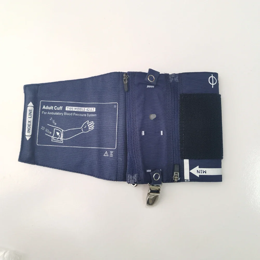 Star Pulse WBP-02 Ambulatory  Pressure Cuff Zipper 22-32-36 Ambulatory  Pressure  Cuff Medium Large