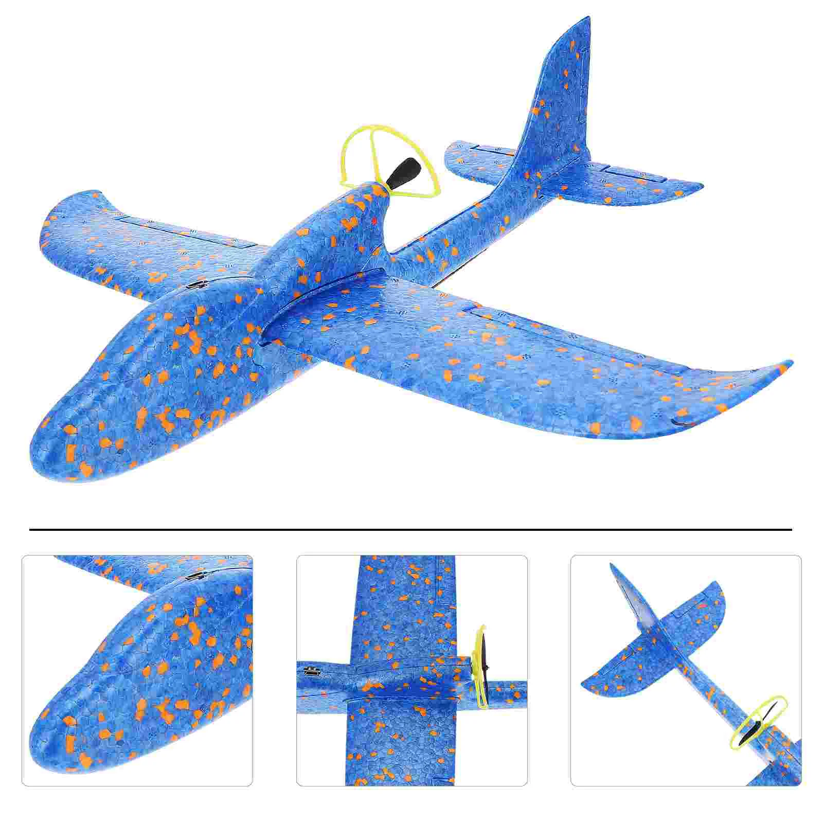 Pouvez-vous roplane électrique clignotant avec charnière à la main pour enfant, jouet d'extérieur brillant en mousse volante, modèle d'avion