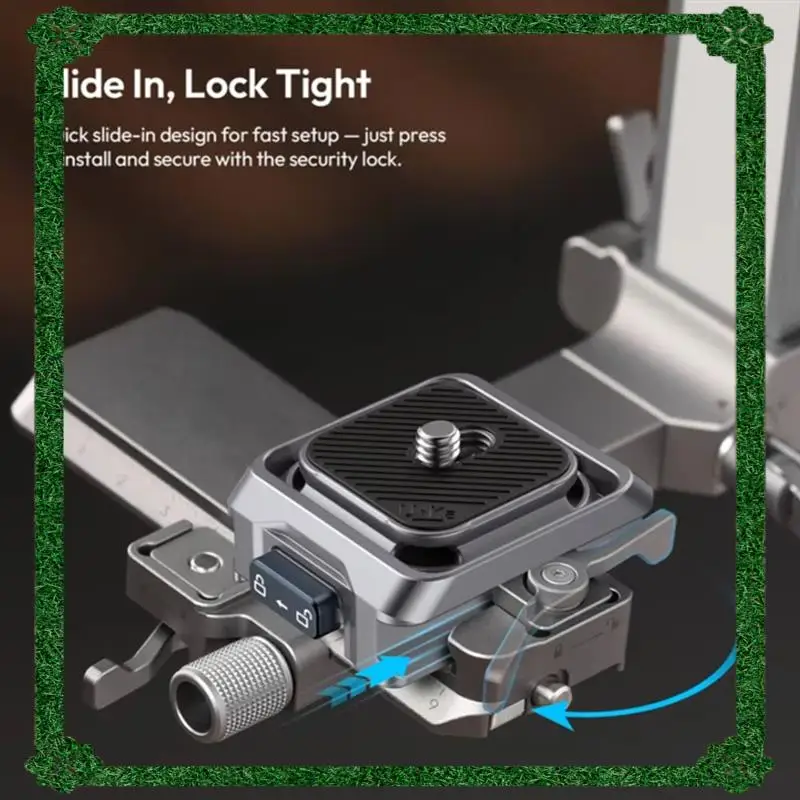 24-Hour Delivery Ulanzi C061 Quick Release Plate Kit For F38 Aka Accessories Fits For DJI RS4/4Pro/3/3Pro/2 Stabilizer Camera Tr